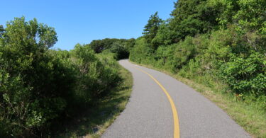 Bike path to Coast Guard Beach