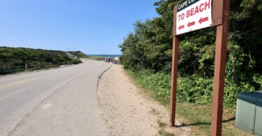 Bike path to Coast Guard Beach