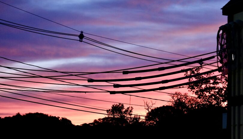 Main Street Falmouth sunrise