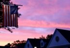 Main Street Falmouth sunrise