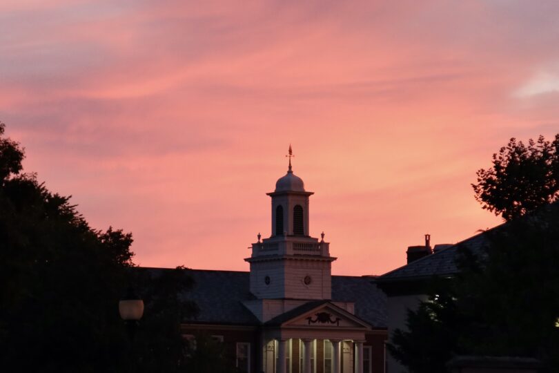 Main Street Falmouth sunrise